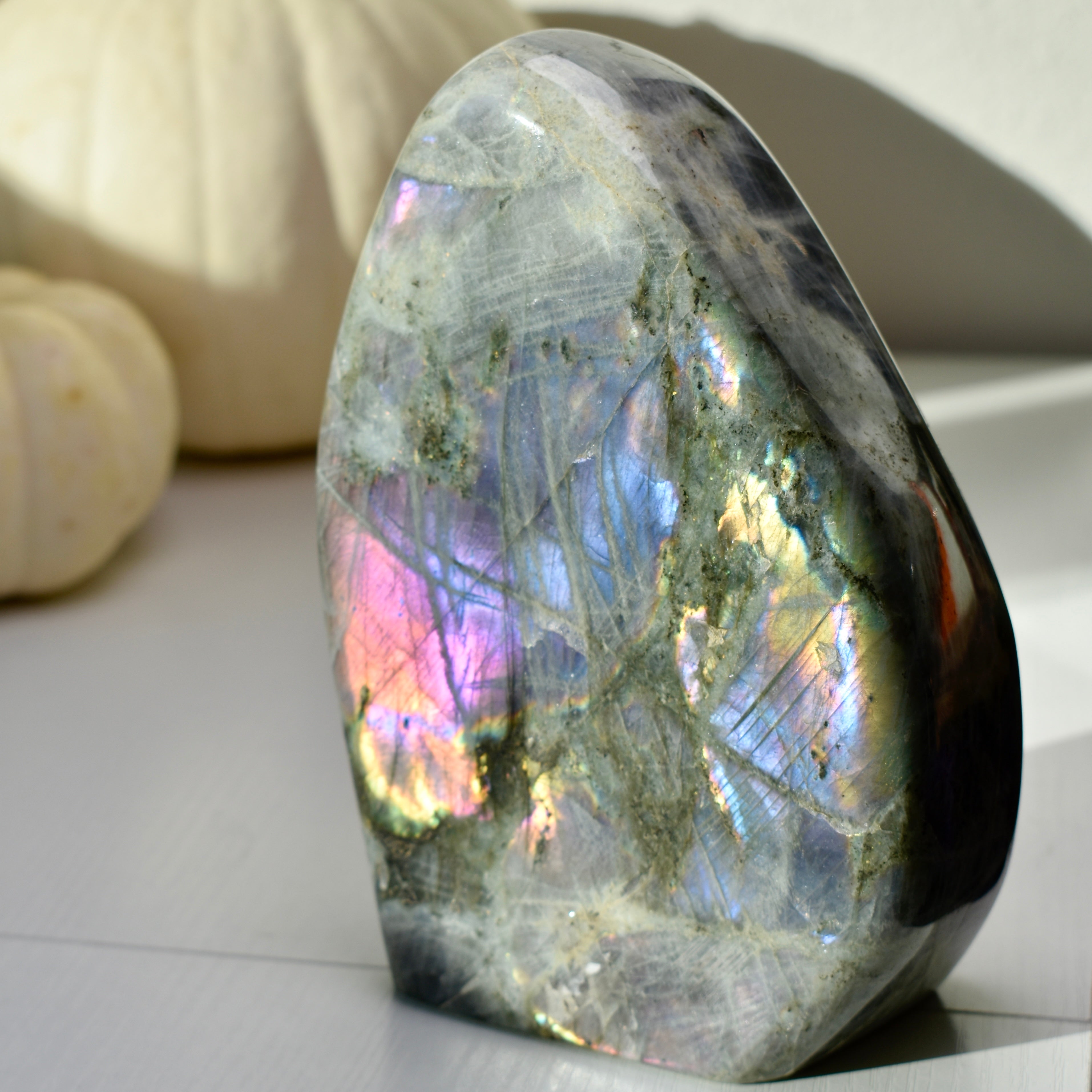 Large Sunset Flash Labradorite Freeform – leonardcrystalsandjewelry