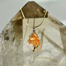 Load image into Gallery viewer, UV Reactive Hyalite Opal set in 18kt Yellow Gold with VVS Diamonds
