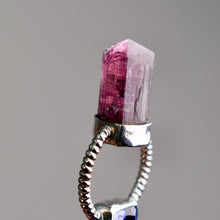 Load image into Gallery viewer, Tourmaline and Tanzanite Pendant
