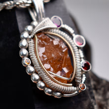 Load image into Gallery viewer, Garnet Goddess Pendant
