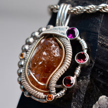 Load image into Gallery viewer, Garnet Goddess Pendant
