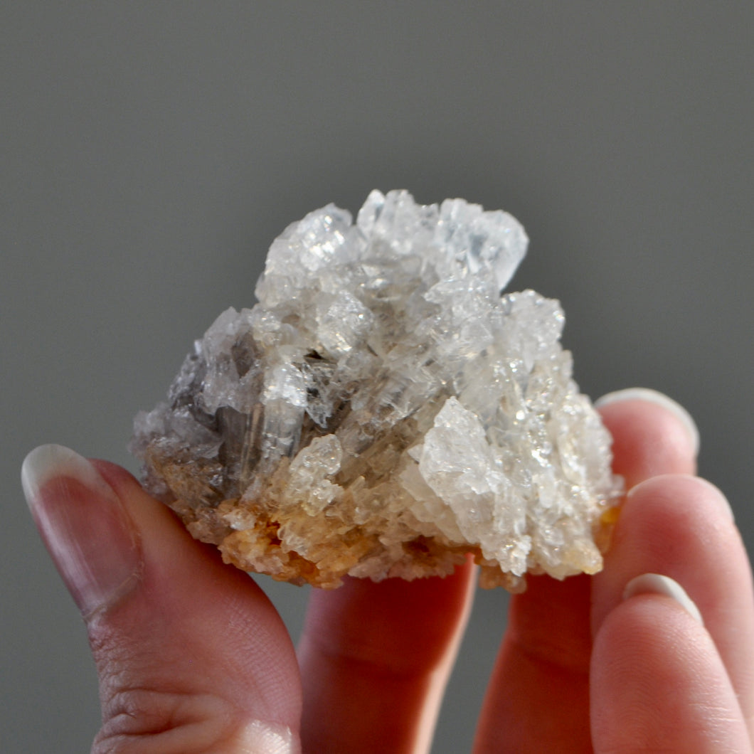 Fairy Quartz Cluster with Hopper Formations