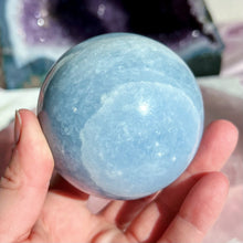 Load image into Gallery viewer, Blue Calcite Sphere
