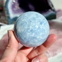 Load image into Gallery viewer, Blue Calcite Sphere
